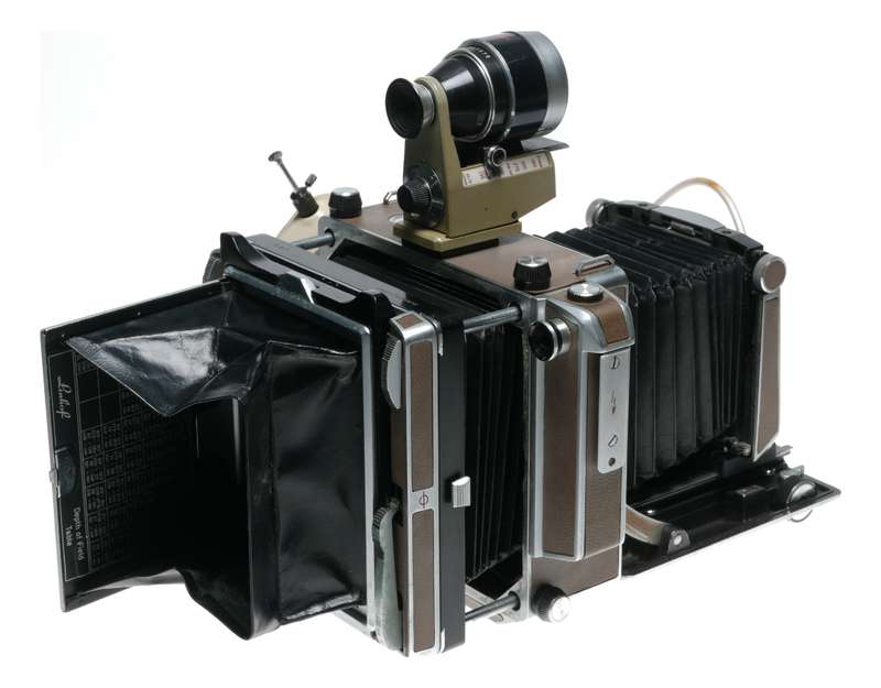 Linhof Technica IV 4x5 film camera 3 lenses grip cable finder backs set