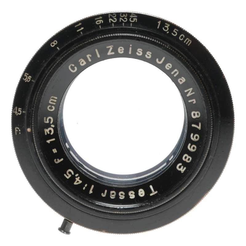 Zeiss Tessar 1:4.5 f=13,5cm Vintage lens 4.5/135mm f/4.5 COA adapter