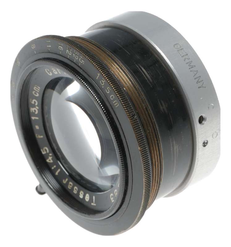 Zeiss Tessar 1:4.5 f=13,5cm Vintage lens 4.5/135mm f/4.5 COA adapter