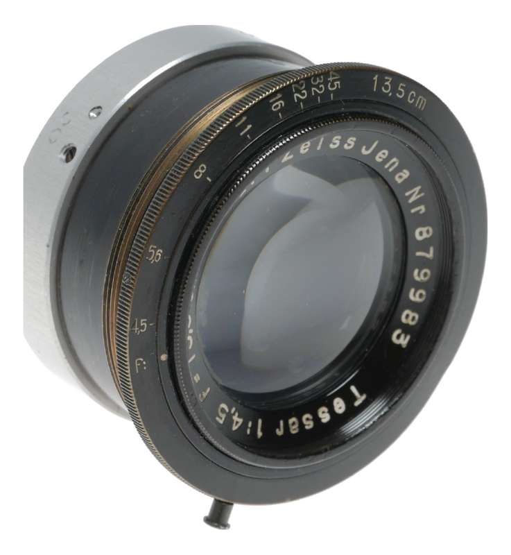 Zeiss Tessar 1:4.5 f=13,5cm Vintage lens 4.5/135mm f/4.5 COA adapter