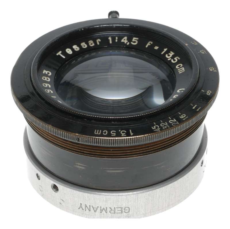 Zeiss Tessar 1:4.5 f=13,5cm Vintage lens 4.5/135mm f/4.5 COA adapter