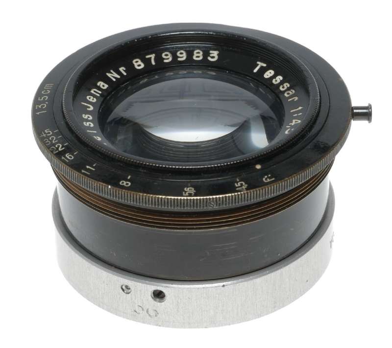 Zeiss Tessar 1:4.5 f=13,5cm Vintage lens 4.5/135mm f/4.5 COA adapter