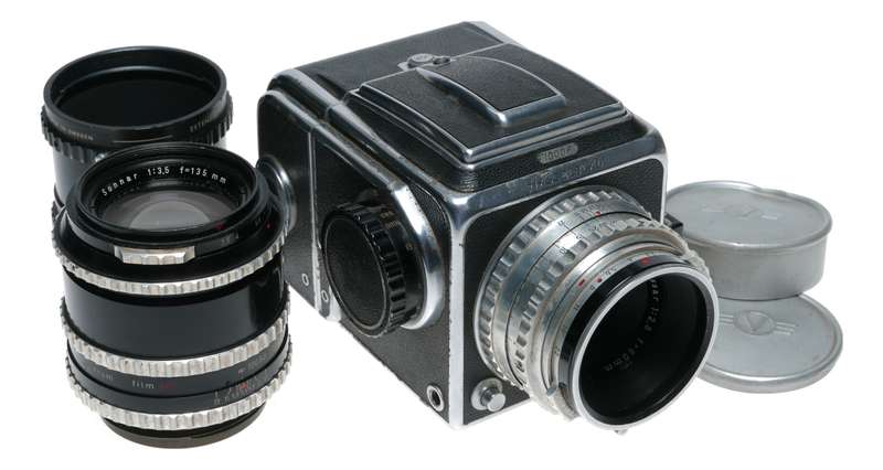 Hasselblad 1000f Vintage 6x6 Tessar 2.8/80 camera Sonnar 3.5 f=135mm