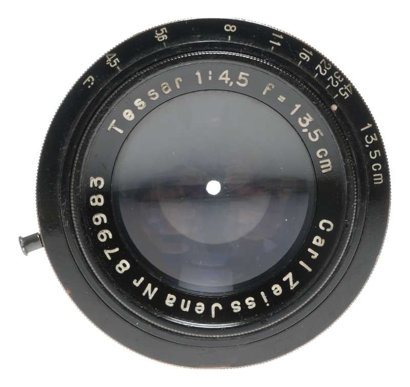 Zeiss Tessar 1:4.5 f=13,5cm Vintage lens 4.5/135mm f/4.5 COA adapter