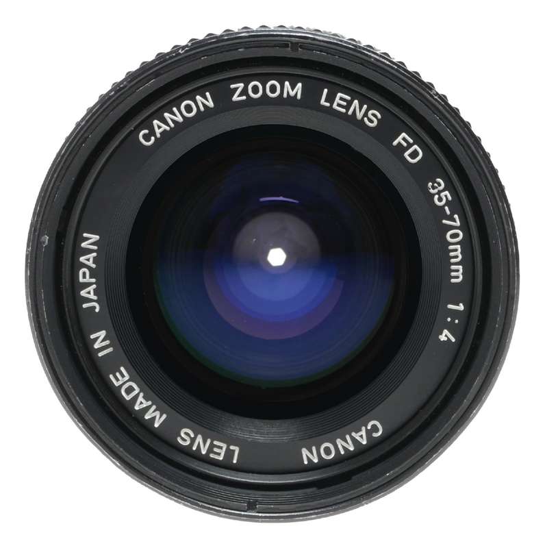 Canon Zoom Lens FD 35-70mm 1:4 classic film camera lens filter caps