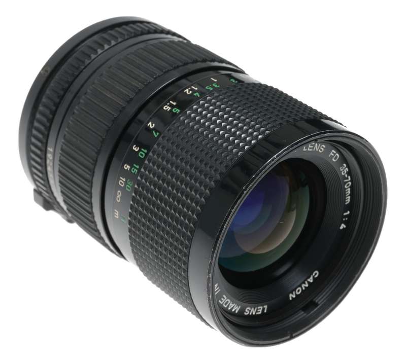 Canon Zoom Lens FD 35-70mm 1:4 classic film camera lens filter caps