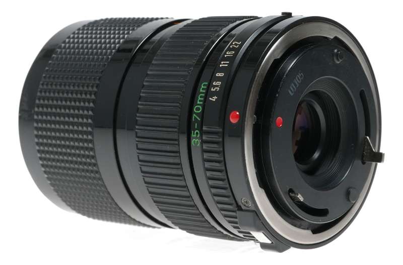 Canon Zoom Lens FD 35-70mm 1:4 classic film camera lens filter caps