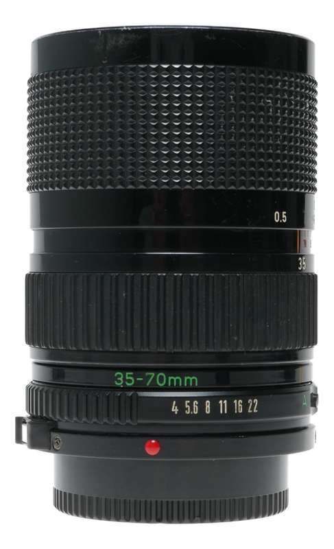 Canon Zoom Lens FD 35-70mm 1:4 classic film camera lens filter caps