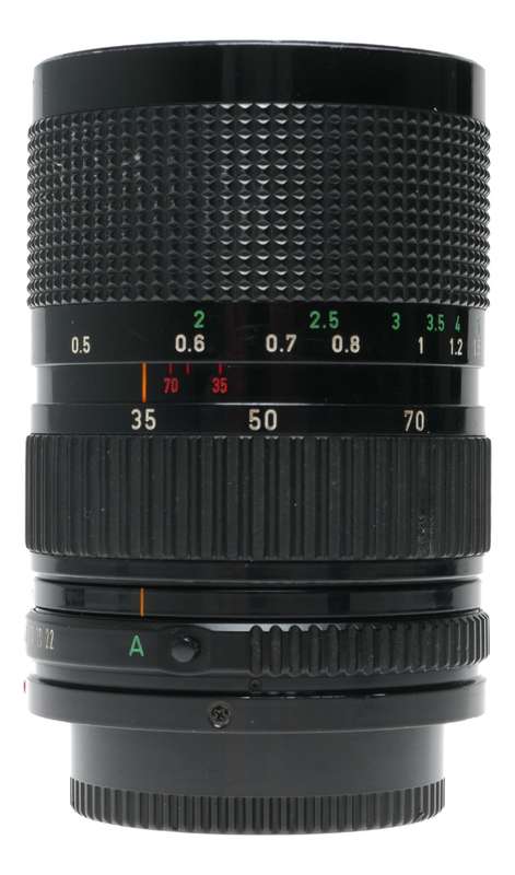 Canon Zoom Lens FD 35-70mm 1:4 classic film camera lens filter caps