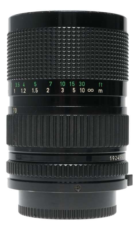 Canon Zoom Lens FD 35-70mm 1:4 classic film camera lens filter caps