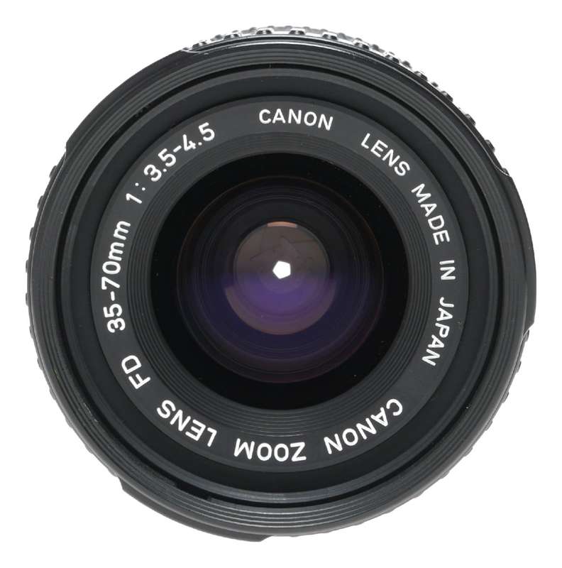 Canon Zoom Lens FD 35-70mm 1:3.5-4.5 Macro vintage SLR camera lens