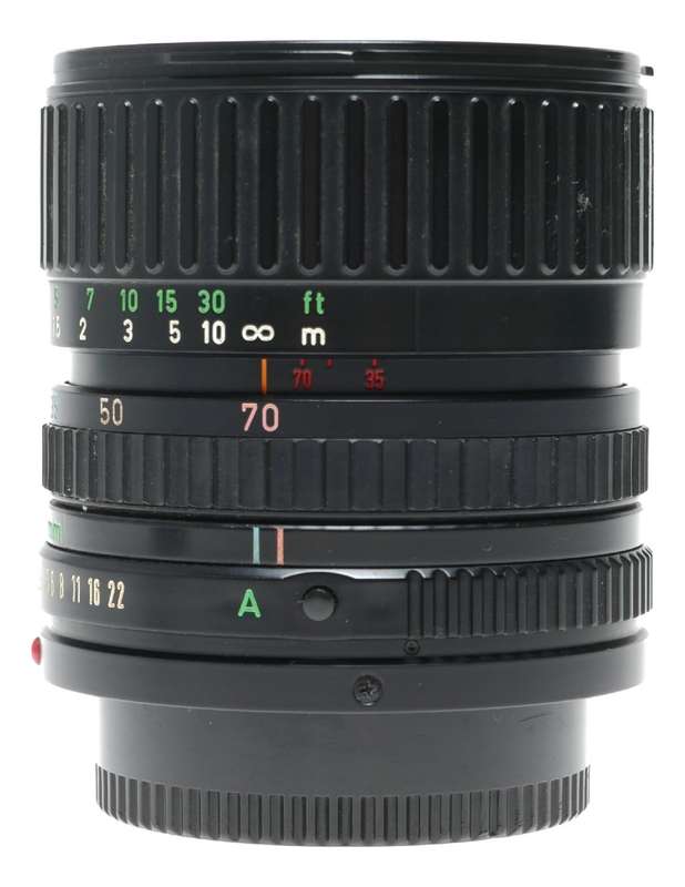 Canon Zoom Lens FD 35-70mm 1:3.5-4.5 Macro vintage SLR camera lens