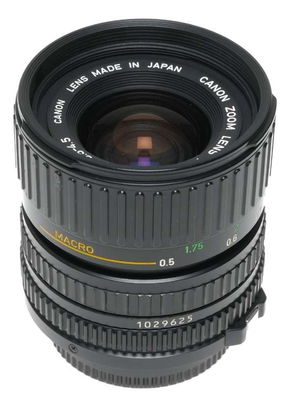 Canon Zoom Lens FD 35-70mm 1:3.5-4.5 Macro vintage SLR camera lens
