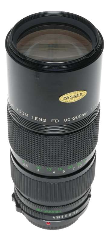 Canon Zoom Lens FD 80-200mm 1:4 vintage 35mm film camera lens