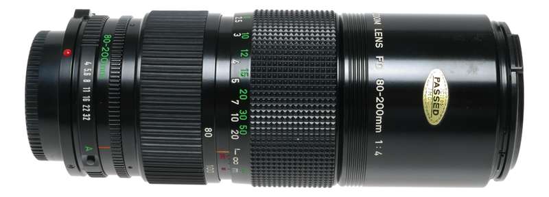 Canon Zoom Lens FD 80-200mm 1:4 vintage 35mm film camera lens