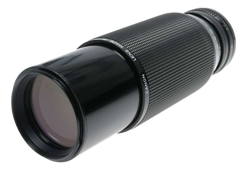 Canon Zoom Lens FD 100-300mm 1:5.6 vintage film SLR camera lens