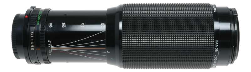 Canon Zoom Lens FD 100-300mm 1:5.6 vintage film SLR camera lens