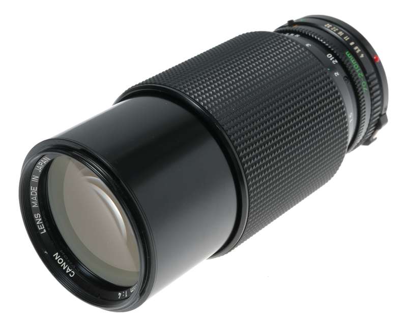 Canon Zoom Lens FD 70-210mm 1:4 antique SLR 35mm film camera lens