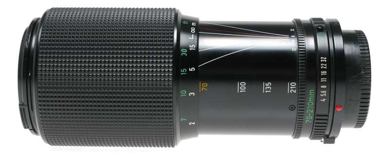 Canon Zoom Lens FD 70-210mm 1:4 antique SLR 35mm film camera lens