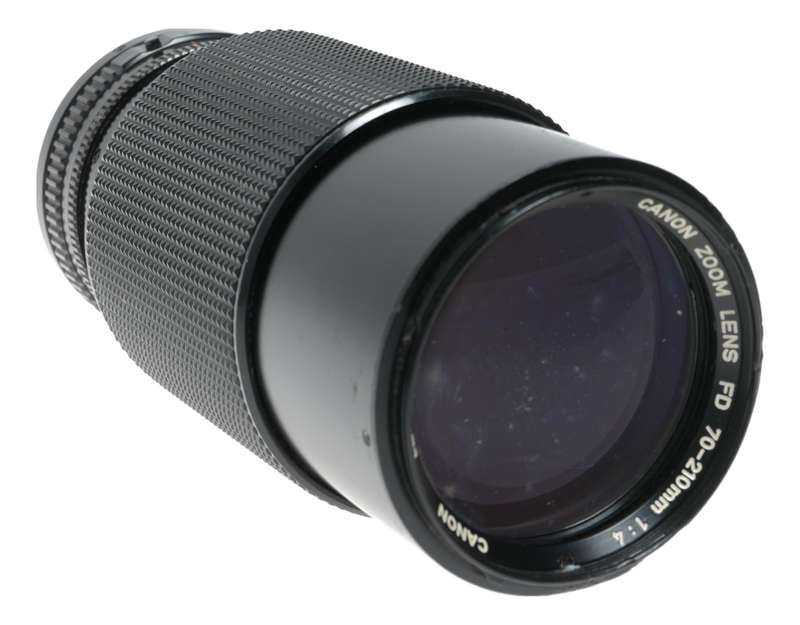 Canon Zoom Lens FD 70-210mm 1:4 antique SLR 35mm film camera lens used
