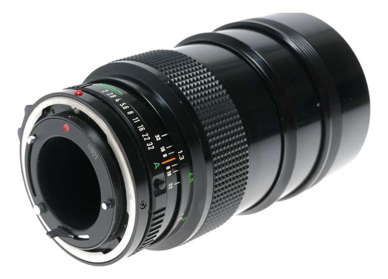 Canon Lens FD 135mm 1:2 vintage SLR tele lens 35mm film camera 2/135 filter