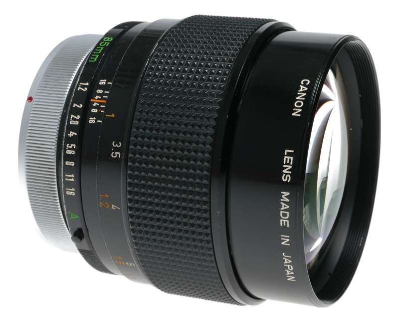 Canon Lens FD 85mm 1:1.2 ASPHERICAL vintage SLR film camera lens 1.2/85