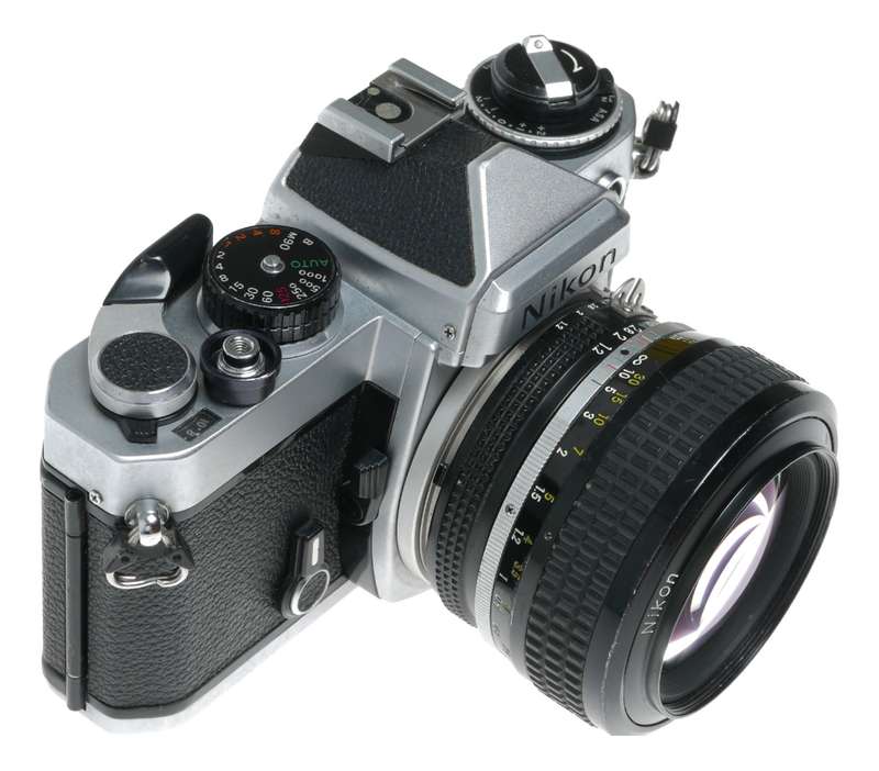 Nikkor 50mm 1.2 fast lens 1.2/50 lens just serviced Nikon FE SLR camera