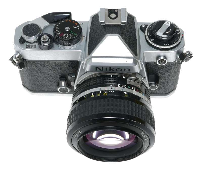 Nikkor 50mm 1.2 fast lens 1.2/50 lens just serviced Nikon FE SLR camera