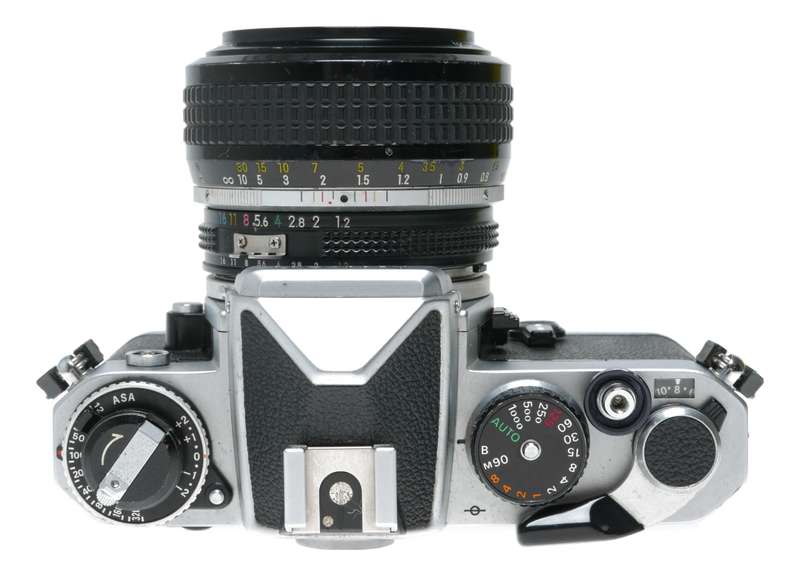 Nikkor 50mm 1.2 fast lens 1.2/50 lens just serviced Nikon FE SLR camera