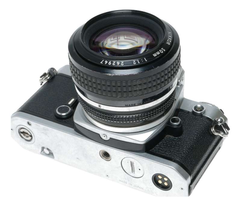 Nikkor 50mm 1.2 fast lens 1.2/50 lens just serviced Nikon FE SLR camera