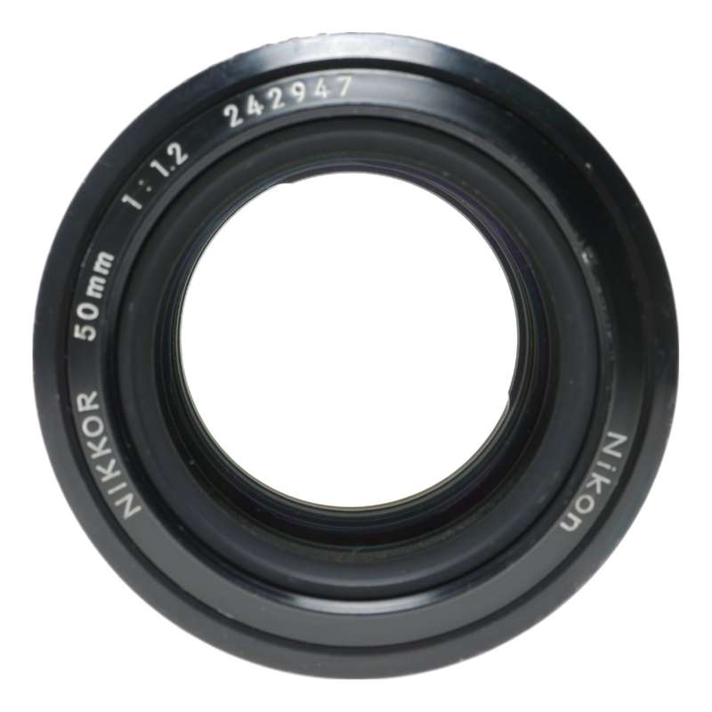 Nikkor 50mm 1.2 fast lens 1.2/50 lens just serviced Nikon FE SLR camera