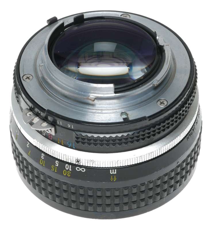 Nikkor 50mm 1.2 fast lens 1.2/50 lens just serviced Nikon FE SLR camera