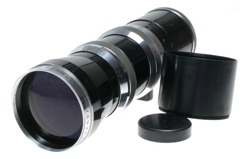 42mm Schneider Tele Xenar 1:5.5/360 rare SLR vintage lens f=360mm f/5.5
