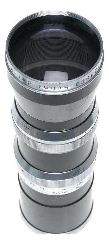 42mm Schneider Tele Xenar 1:5.5/360 rare SLR vintage lens f=360mm f/5.5