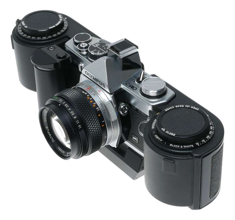 OM-2n Olympus 1.4/50mm 250 Film back 1 rare vintage 35 mm SLR camera