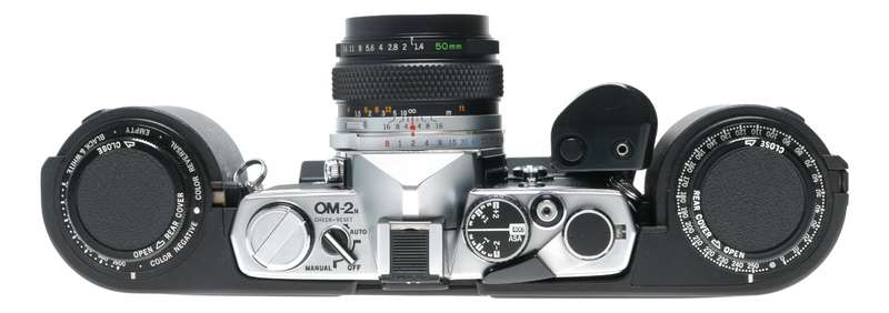 OM-2n Olympus 1.4/50mm 250 Film back 1 rare vintage 35 mm SLR camera