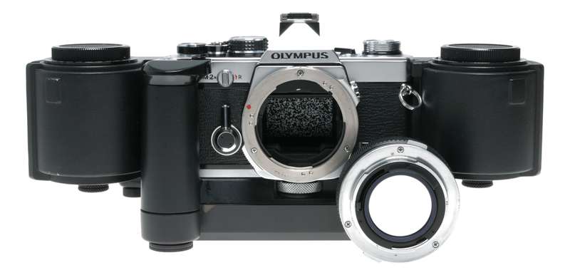 OM-2n Olympus 1.4/50mm 250 Film back 1 rare vintage 35 mm SLR camera