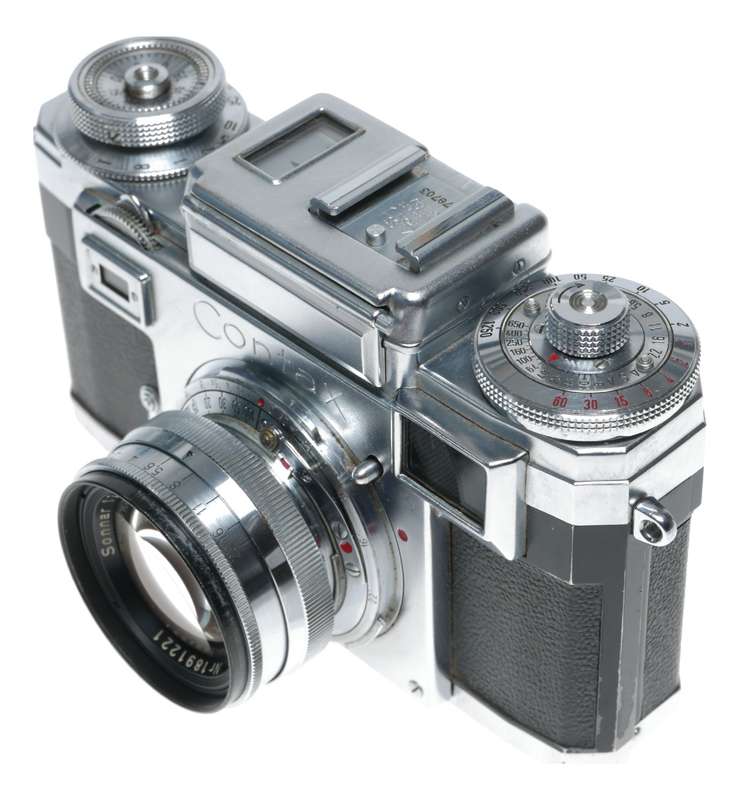 Contax IIIa Zeiss Rangefinder 35mm film camera Sonnar 2/50mm 4/135mm set