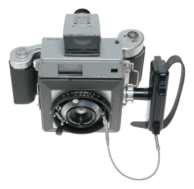 Mamiya Universal Press film Camera set 3 lenses 3 backs viewfinder vintage set