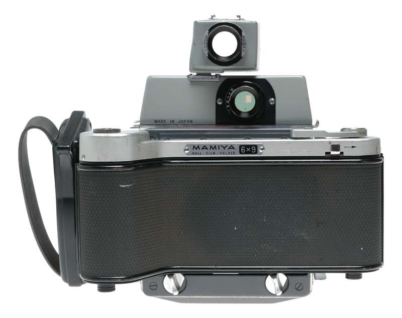 Mamiya Universal Press film Camera set 3 lenses 3 backs viewfinder vintage set