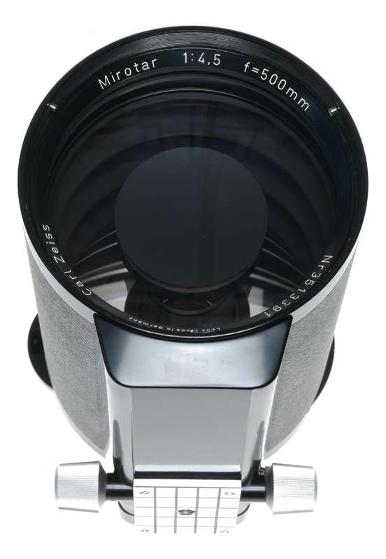 Mirotar Carl Zeiss 1:4.5 f=500mm rare Contarex SLR camera lens 4.5/500 mirror
