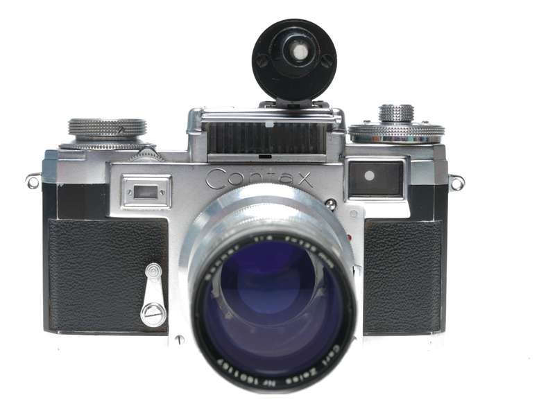Contax IIIa Zeiss Rangefinder 35mm film camera Sonnar 2/50mm 4/135mm set