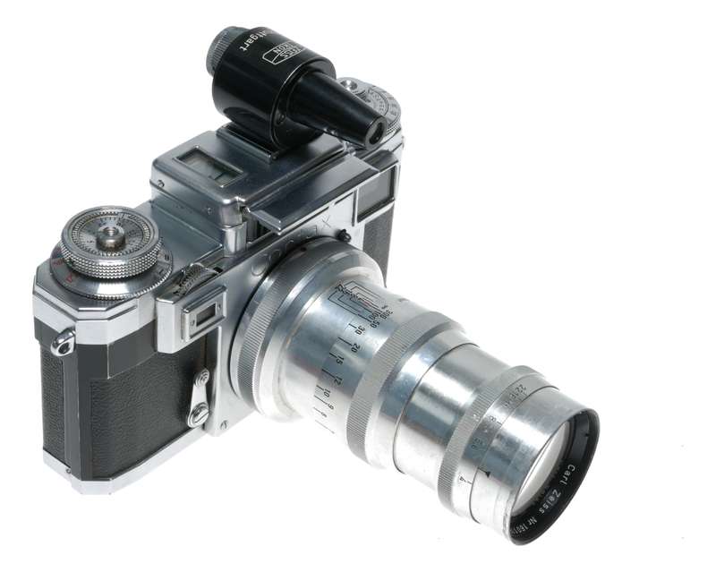 Contax IIIa Zeiss Rangefinder 35mm film camera Sonnar 2/50mm 4/135mm set