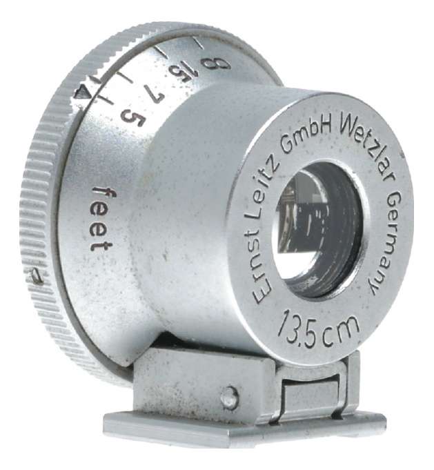 Leitz Wetzlar 13,5 cm Leica rangefinder camera view finder frame
