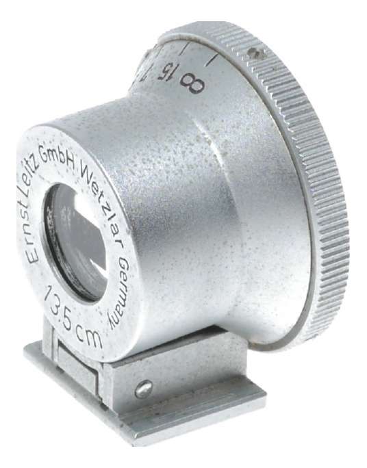 Leitz Wetzlar 13,5 cm Leica rangefinder camera view finder frame