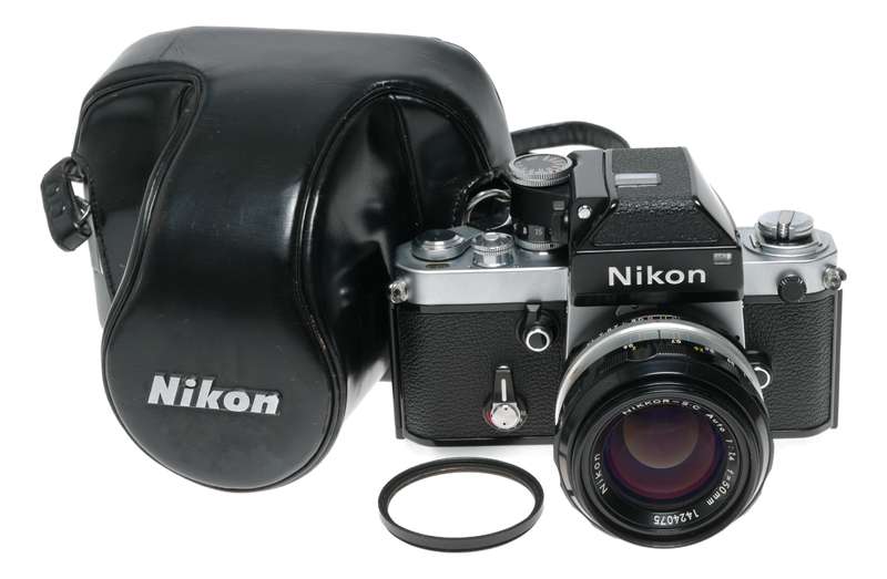 Nikon F2 SLR vintage film camera Nikkor-S.C Auto 1.4 f=50mm Nikon lens
