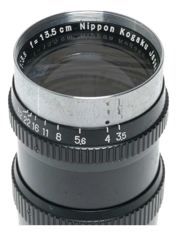 Nikkor-Q.C 1:3.5 f=13.5cm RF Nippon Kogaku 3.5/135mm Rangefinder lens