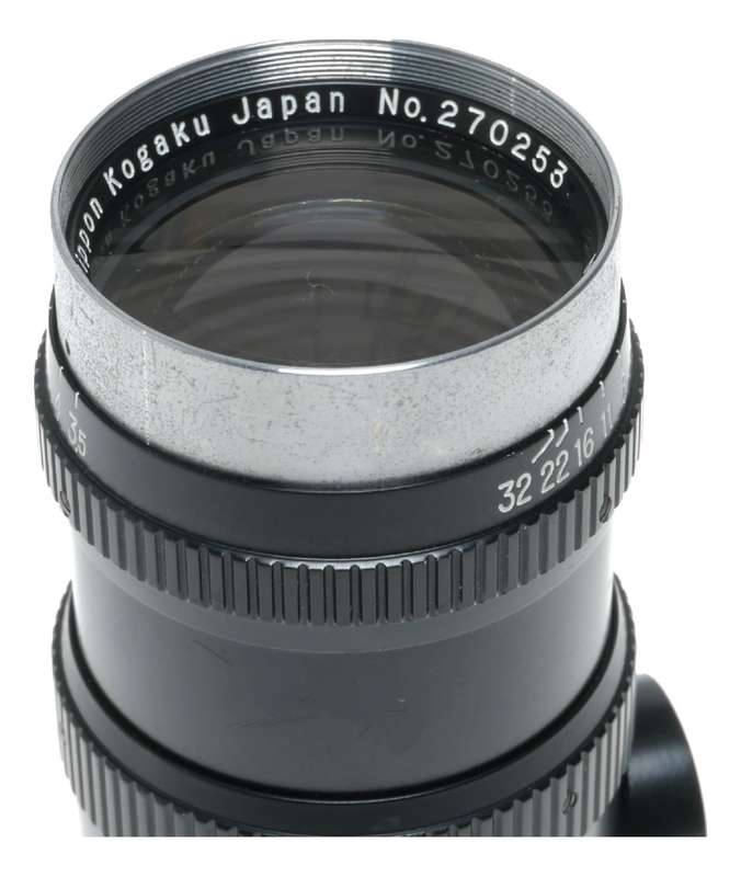 Nikkor-Q.C 1:3.5 f=13.5cm RF Nippon Kogaku 3.5/135mm Rangefinder lens