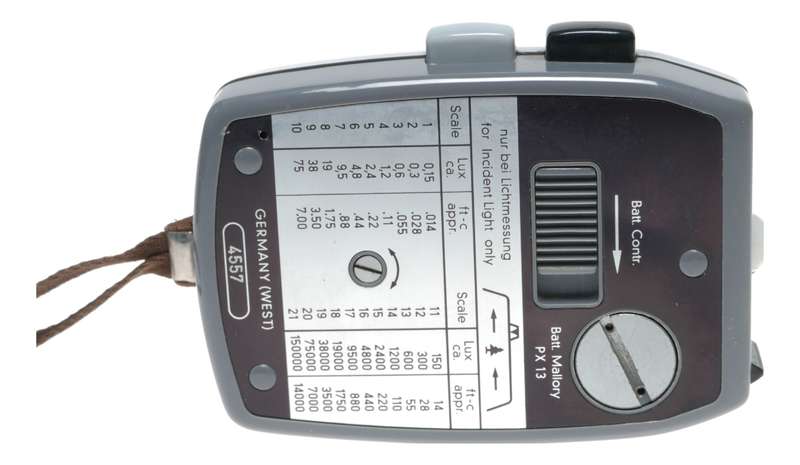 Lunasix light exposure meter Gossen hand held portable with case