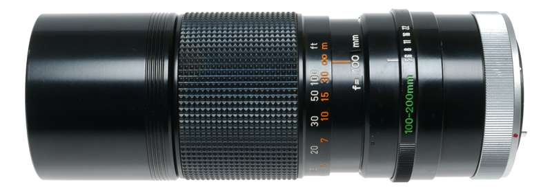 Canon Zoom lens FD 100-200 1:5.6 Vintage SLR film camera lens